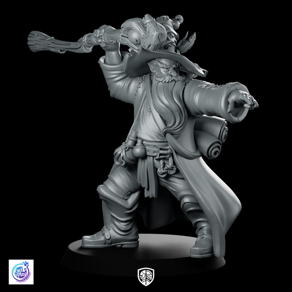 Herowizard D Miniature Wizard Buccaneer
