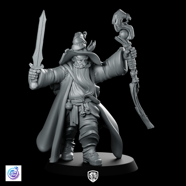 Herowizard F Miniature Wizard Swordsman