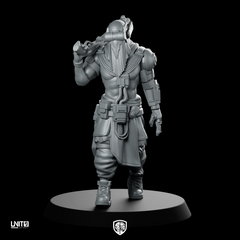 Hollow Skull 7V1 Miniature Sci Fi Mercenary