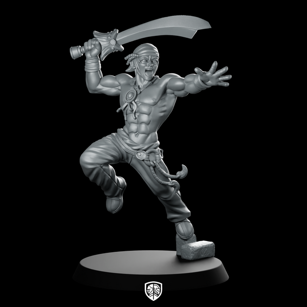 Hong Kong Gingko (Chinese Swordsman) Miniature Pirate