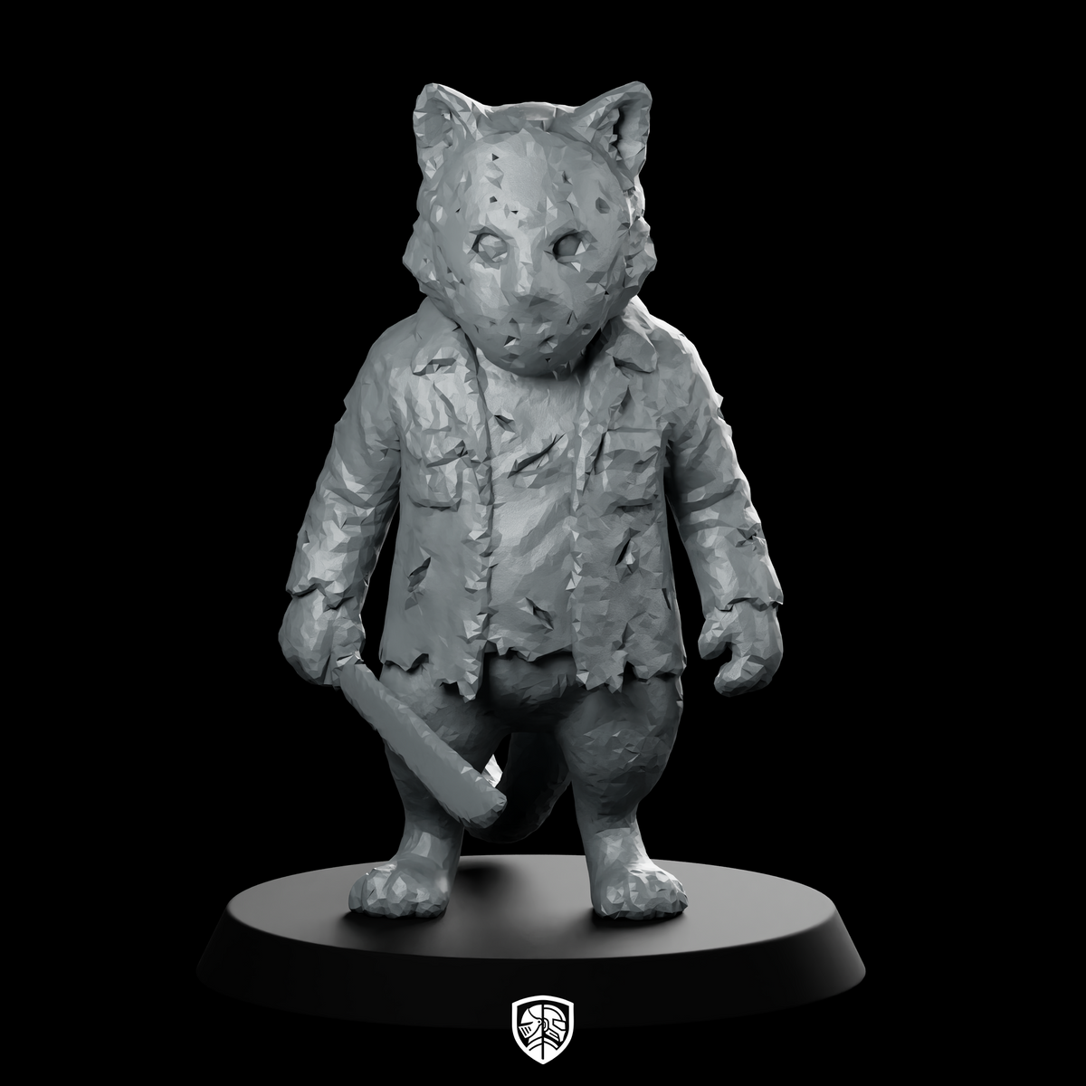 Horror Cat 3D Model Miniature Tabaxi Slasher