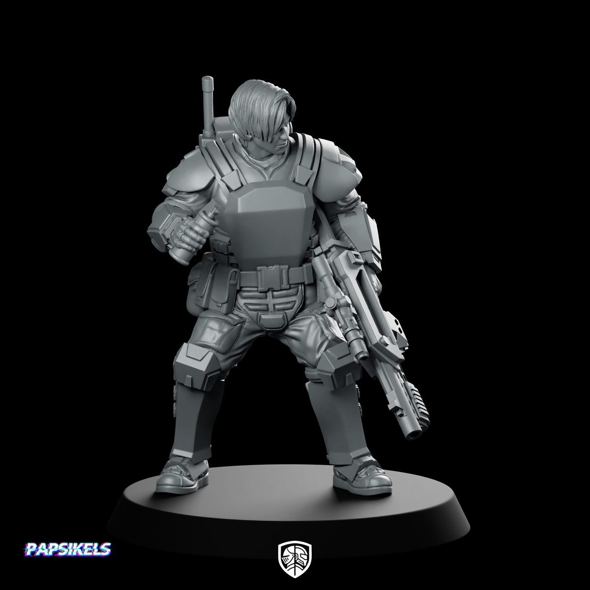 Human Colonial Marine Ryan Kennedy Sci Fi