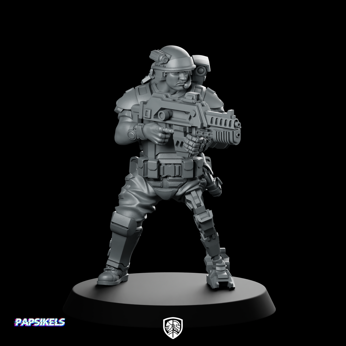 Human Colonial Marine Veteran Pvt Oliver Wargaming