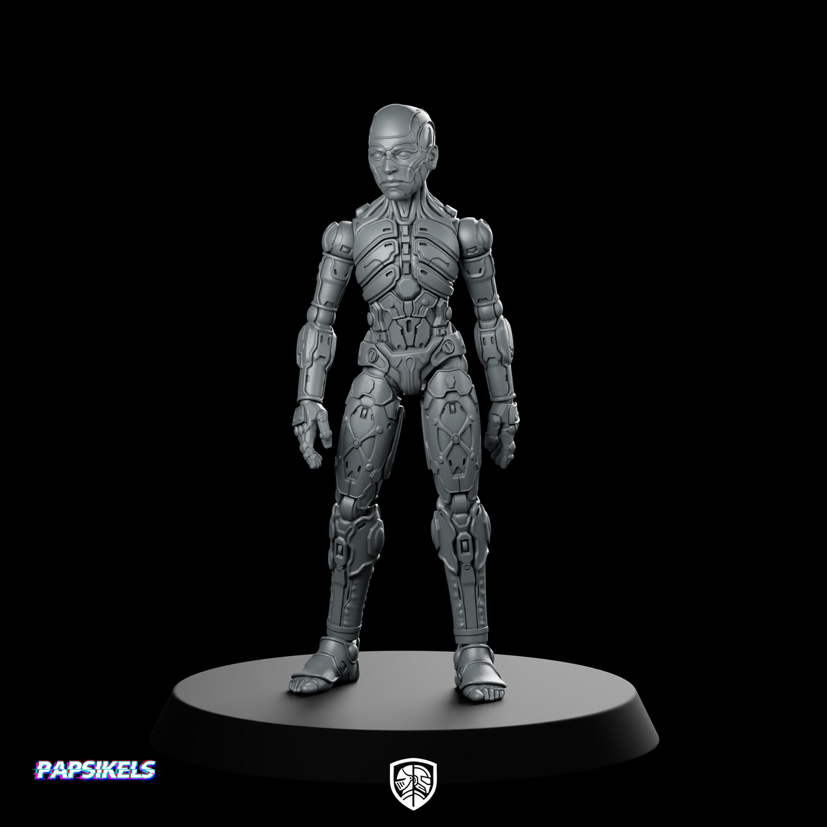 Humanoid Bot Walker 2 Wargaming Miniature Cybernetic
