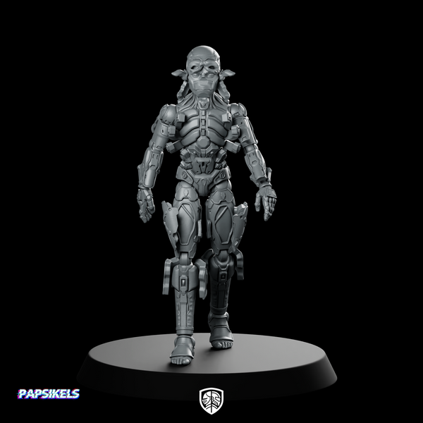 Humanoid Bot Walker Overdrive 1 Sci fi
