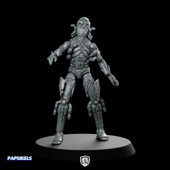 Humanoid Bot Walker Overdrive 2 Wargame Miniature