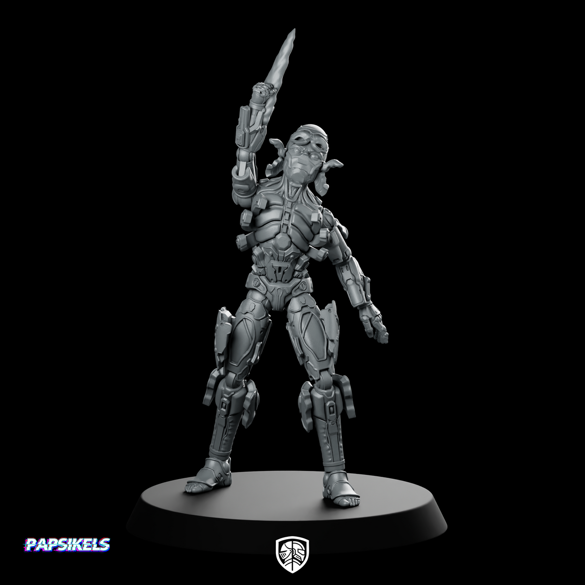 Humanoid Bot Walker Overdrive 3 Sci fi