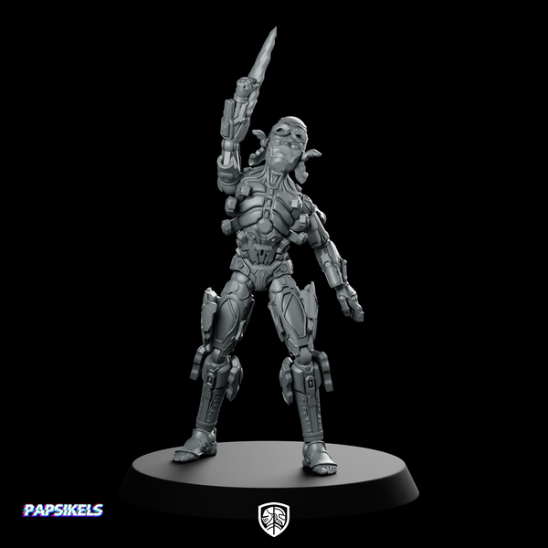 Humanoid Bot Walker Overdrive 3 Sci fi