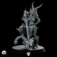 Ilyara 32Mm Miniature Horned Huntress Demon Slayer
