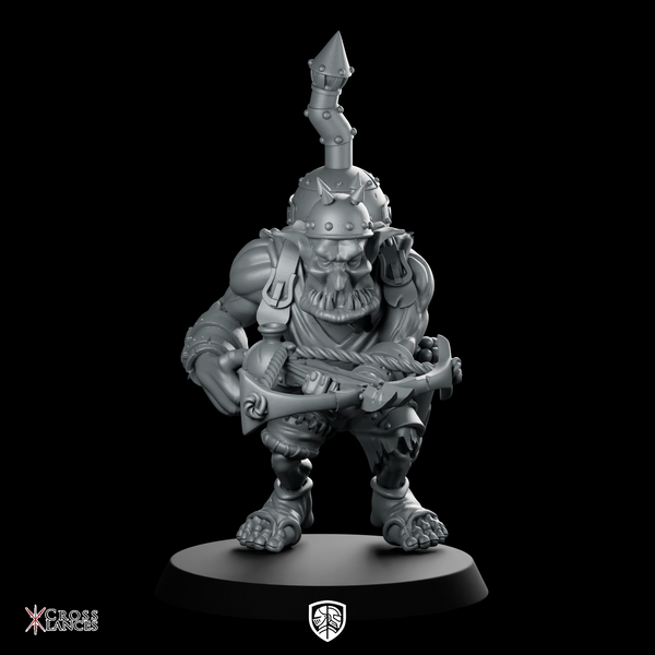 Incendiary Orc 3 Miniature Goblin Crossbowman