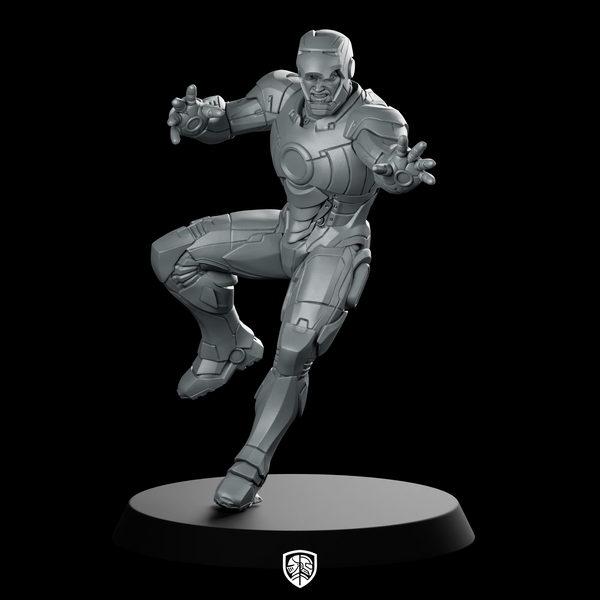 Iron Man Mask Off Miniature Armoured Hero