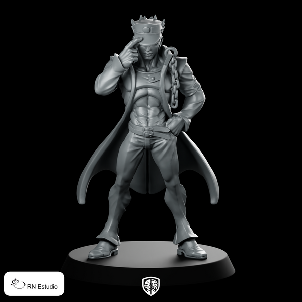 Jotaro Product Render Miniature Chaincloak Captain