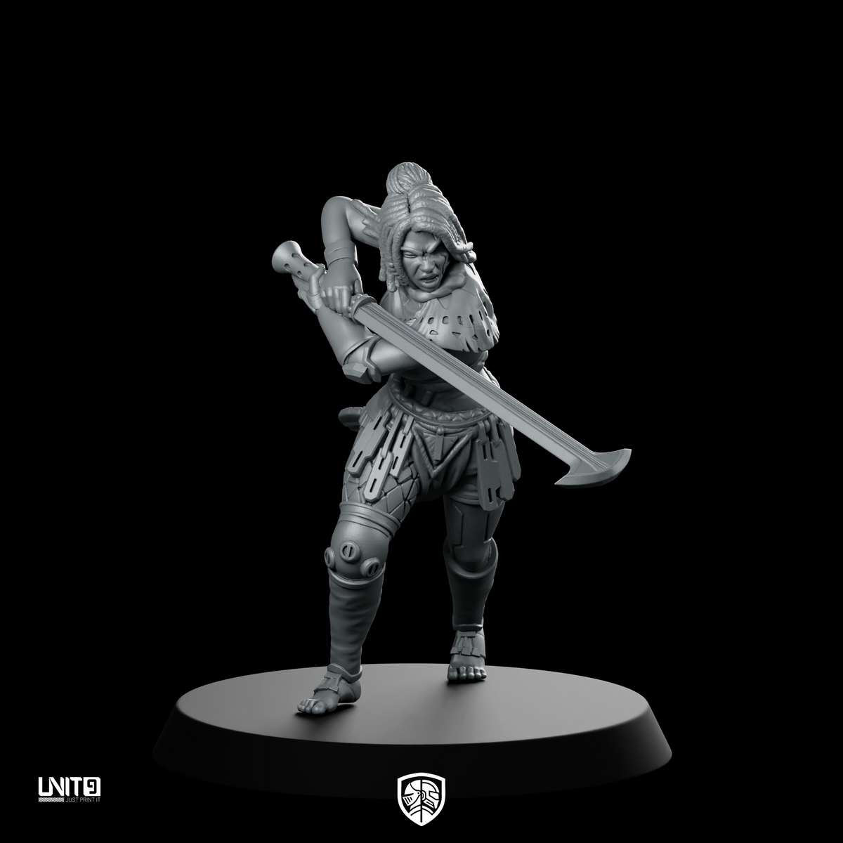 Kali Morr 01 Miniature Alien Warrior Female