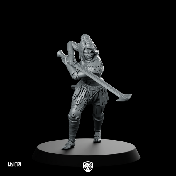 Kali Morr 01 Miniature Alien Warrior Female