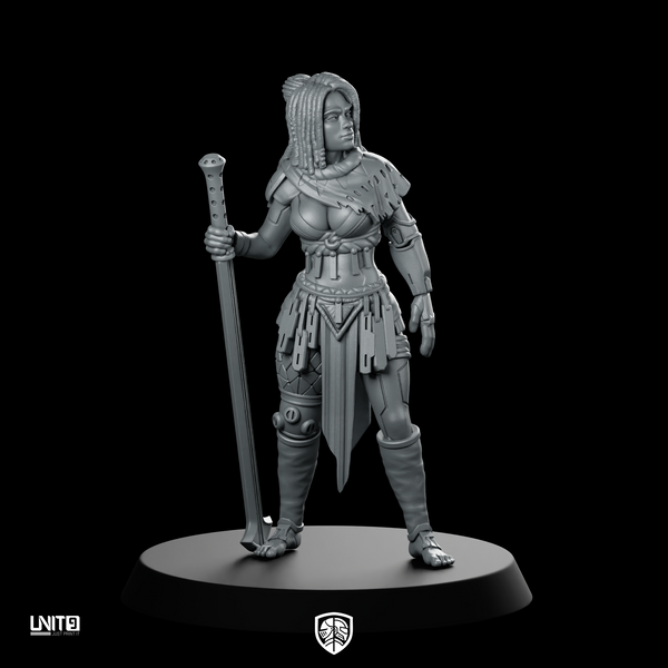 Kali Morr 02 Miniature Warrior Queen Blade
