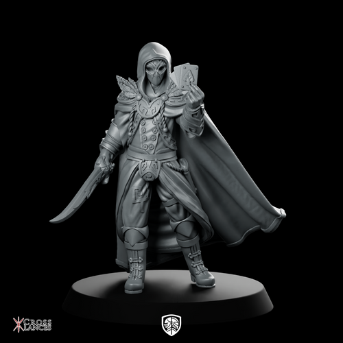 Killer Hood 2 Miniature Masked Gambler Rogue