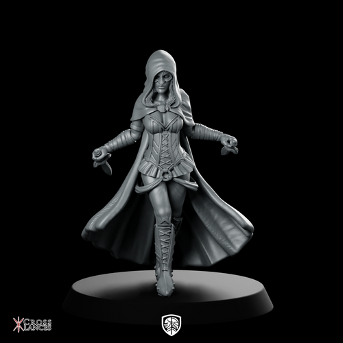 Killer Hood 3 Miniature Hooded Rogue Assassin