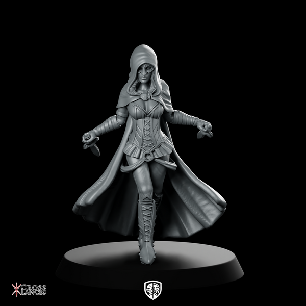 Killer Hood 3 Miniature Hooded Rogue Assassin