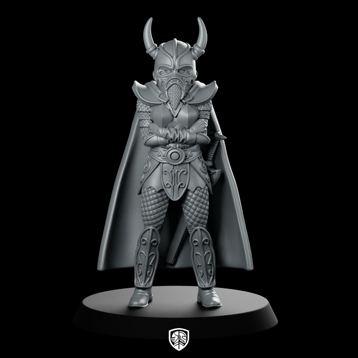 Kitiara Miniature Horned Valkyrie Warrior