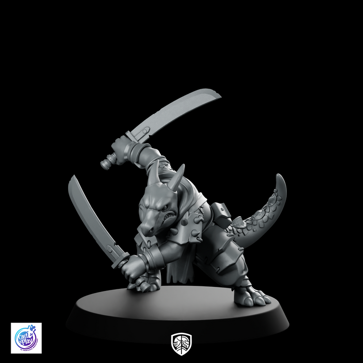 Figurine Kobold Assassins A, Duelliste Homme-Lézard