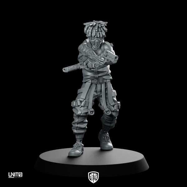 Luissavane Miniature Masked Gunfighter