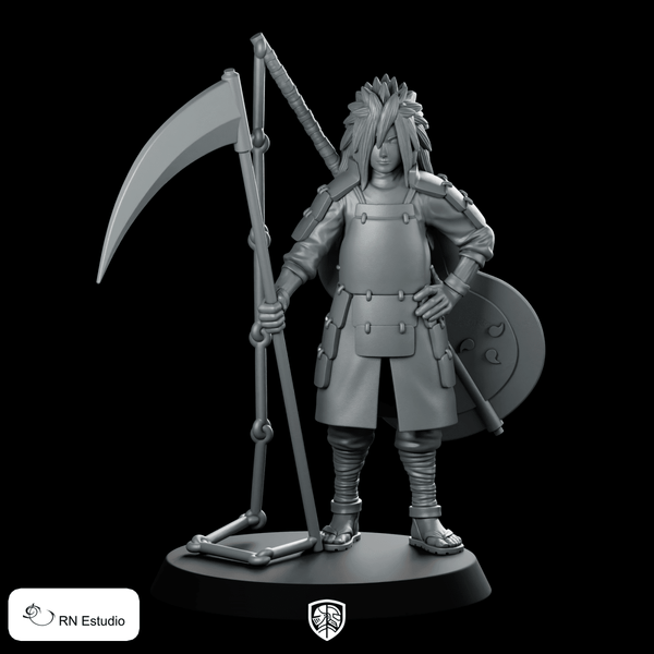 Madara Miniature Scythe Warrior - RN Estudio - We Print Miniatures