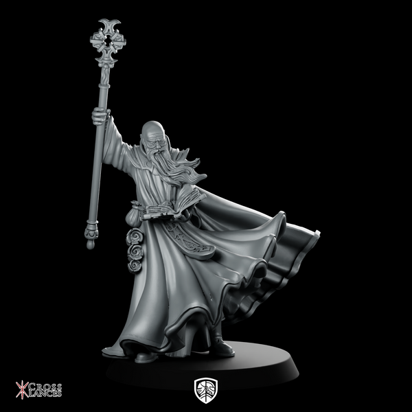 Mage Repaired Miniature Wizard Mage Sorcerer