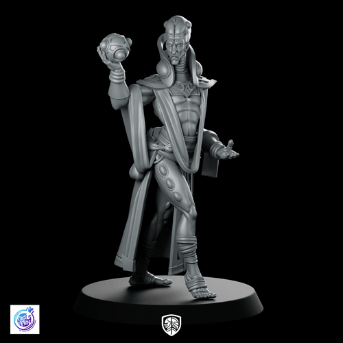 Magus Aethernal B Miniature Arcane Oracle Mage - CastNPlay - We Print Miniatures
