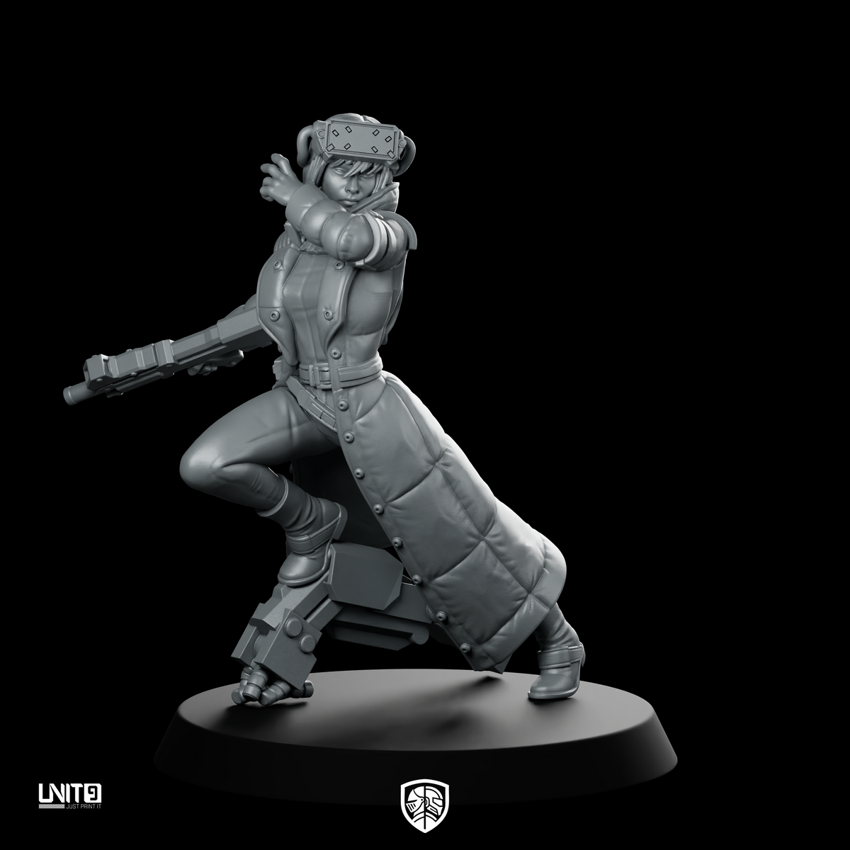 Major Kurogane V2 Miniature Sci Fi Female