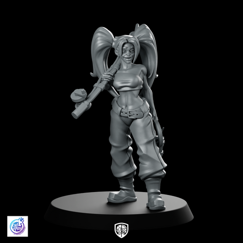 Margit Skilledangler Miniature Jester Girl Hammer