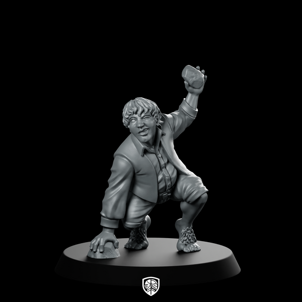 Matty Buckless (Halfling Adventurer) Miniature Halfling Rogue