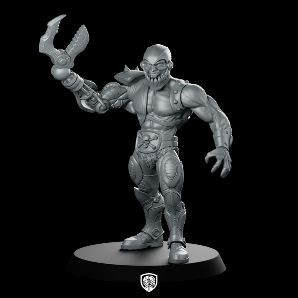 Maw Face With Trapclaw Miniature Cyborg Orc