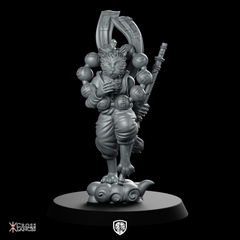 Monk Cat Miniature Catfolk Monk