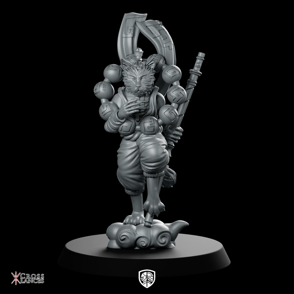 Monk Cat Miniature Catfolk Monk