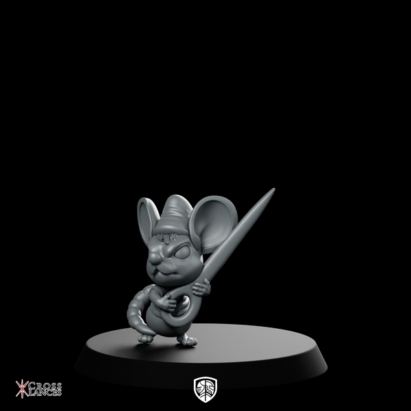 Mouse1 Miniature Armoured Mouse Warrior Heroic