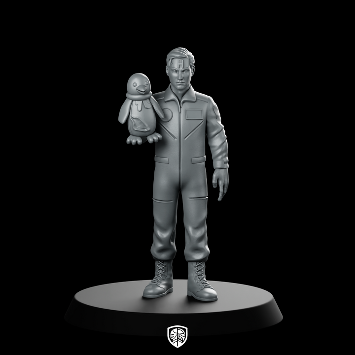 Mr Wibble Miniature Pilot Penguin Flightsuit