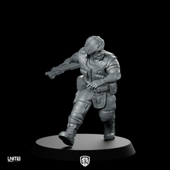 Nishimura V2 Miniature Female Mercenary Soldier Combat