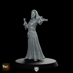 Nun Survivor WPM Miniature Nun Rosary Crossbow