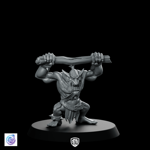 Orc Gretchins A Miniature Troll Brute - CastNPlay - We Print Miniatures