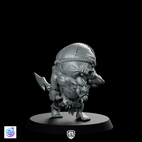 Orc Gretchins B Miniature Goblin Porter