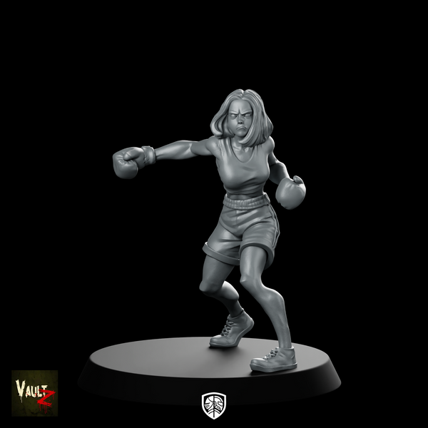 Paige Boxer Female Boxer Brawler Survivor Miniature