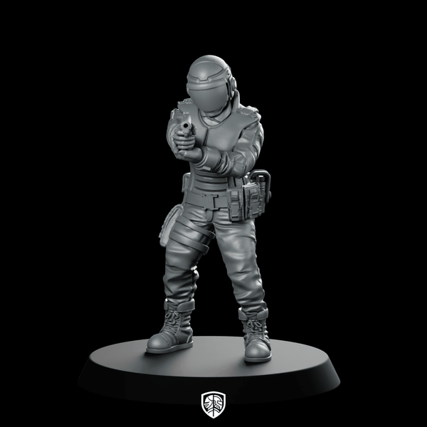 Pcpd Southern Police District Officer H Tactical - Papsikels Miniatures - We Print Miniatures