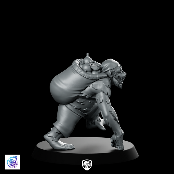 Powder Monkey Miniature Beastman Bomber