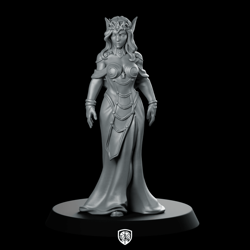 Princess Miniature Elf Queen Sorceress - Galaad - We Print Miniatures