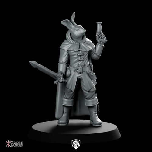 Rabbit Killer 3 Miniature Rabbitfolk Duelist