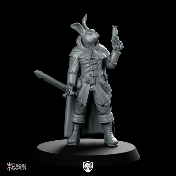 Rabbit Killer 3 Miniature Rabbitfolk Duelist