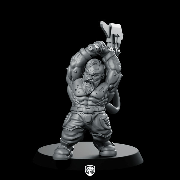 Rambutan Space Breaker B Cyborg Berserker - Papsikels Miniatures - We Print Miniatures