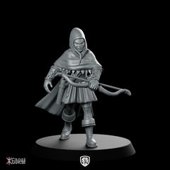 Ranger Woman Miniature Hooded Ranger Archer