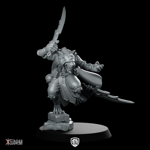 Rat Assassin 1 Miniature Ratfolk Duelist