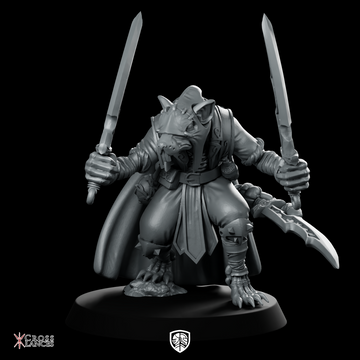 Rat Moordenaar 2 Miniatuur Rattenvolk Duellist